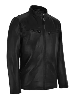Ionic Black Leather Jacket