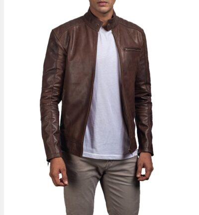 Dean Brown Leather Jacket