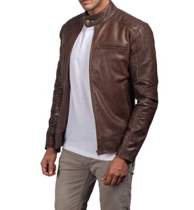 Dean Brown Leather Jacket