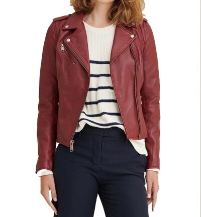 Madeline Asymmetrical Leather Jacket