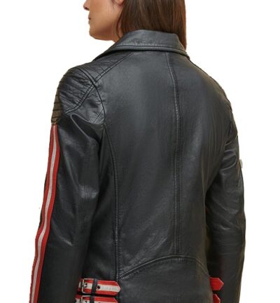 Grace Asymmetrical Striped Jacket