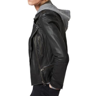 Balfern Leather Biker Jacket