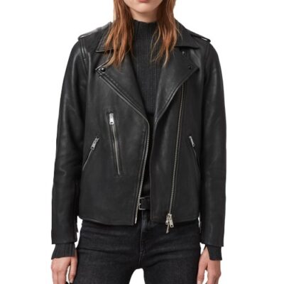 Elva Leather Biker Jacket