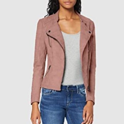 ONLY Women's Onlava Faux Leather Biker OTW Noos Jacket