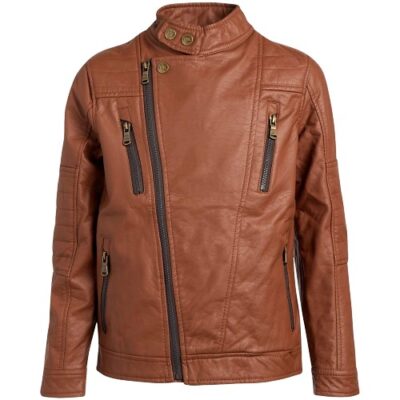 Aprile Boys Faux Bikers Leather Jackets