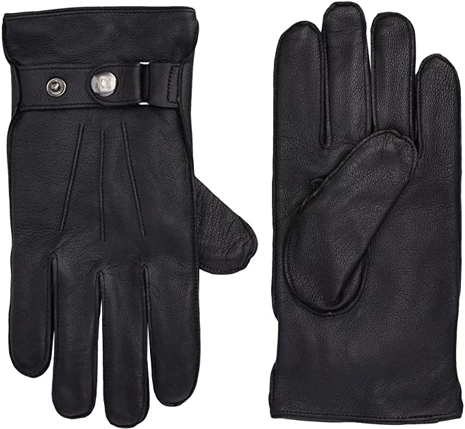 Armani Exchange Men's Leather Gloves