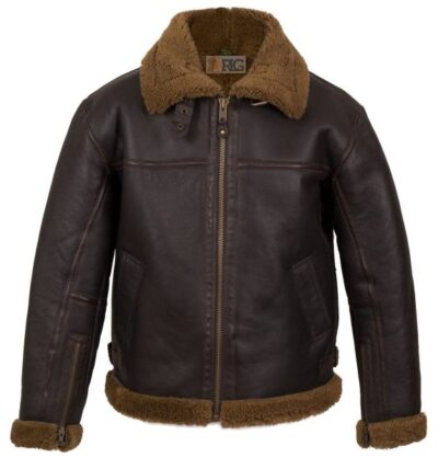 B12 Mens Sheepskin Flying Jackets