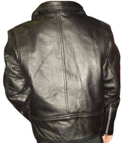 Bower Boy's Biker Genuine Leather Jacket