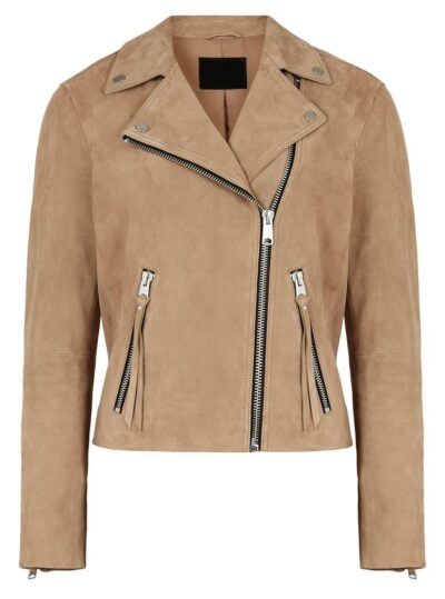 Cairns Women's Suede Biker Jacket
