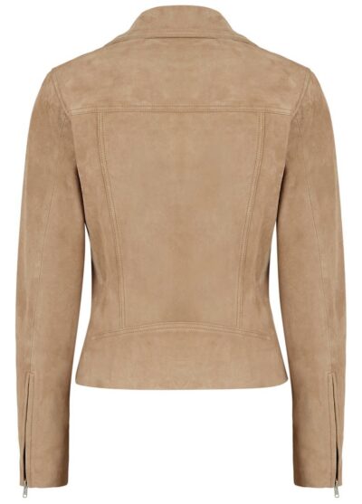 Cairns: Women's Suede Biker Jacket