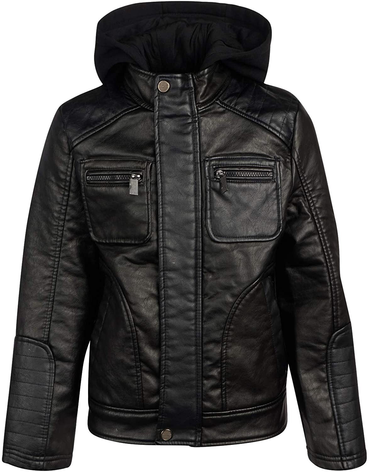 Claudio Boy's Faux Leather Jacket