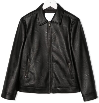 Darien Kid's Faux Leather Jacket