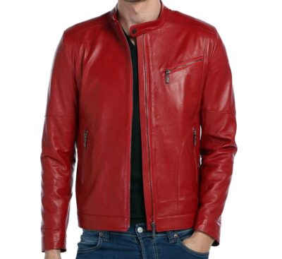 Erling: Men's Genuine Lambskin Leather Jacket