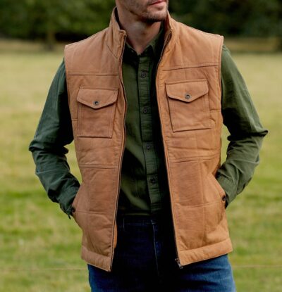 Graham Mens Leathers Bodywarmer