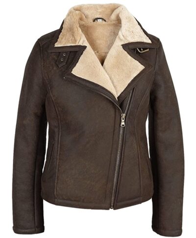 HIDEPARK Amy Ladies Sheepskin Flying Jacket Wild Rust.jpg