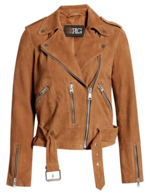 Hochul Women's Suede Biker Jacket