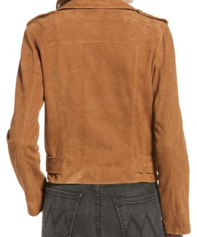 Hochul: Women's Suede Biker Jacket