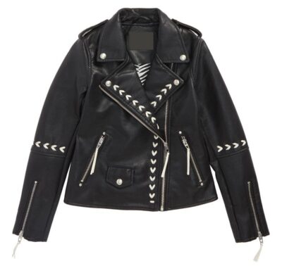 Kraków Girl's Faux Leather Moto Jacket