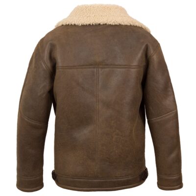 Latva: Men’s Shearling Sheepskin Leather Flying Jacket