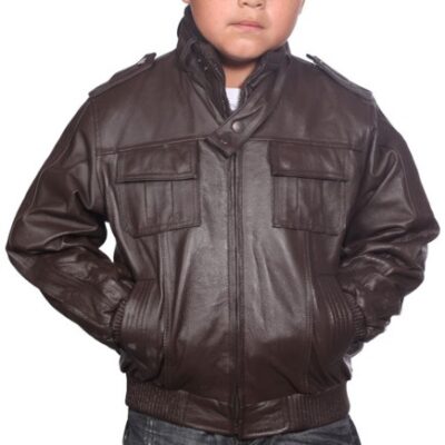 Lavine Boy's Soft Nappa Leather Jacket