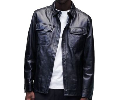 Medvedev Leather Jacket For Him