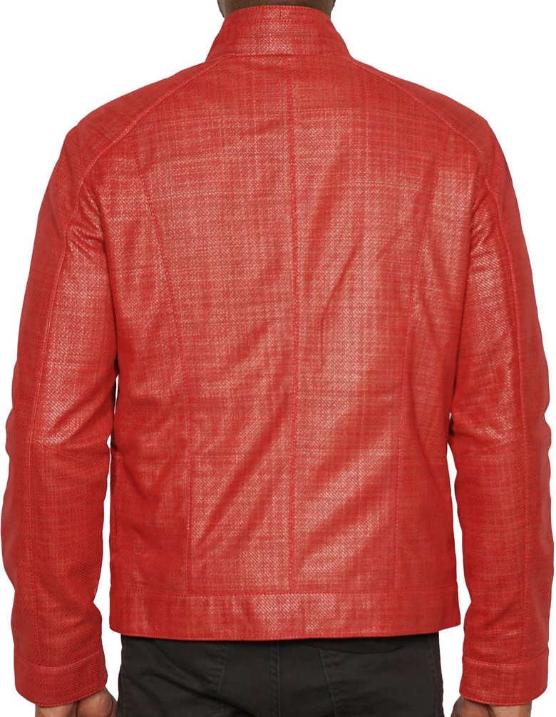 Men's Red Leathers Jacket