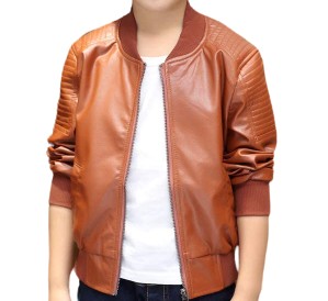 Pietro Unique Boys Faux Leather Jacket