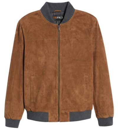 Prague Men's Suede Bomber Jackets