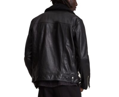 RIGA SHEARLING LEATHERS BIKER JACKET
