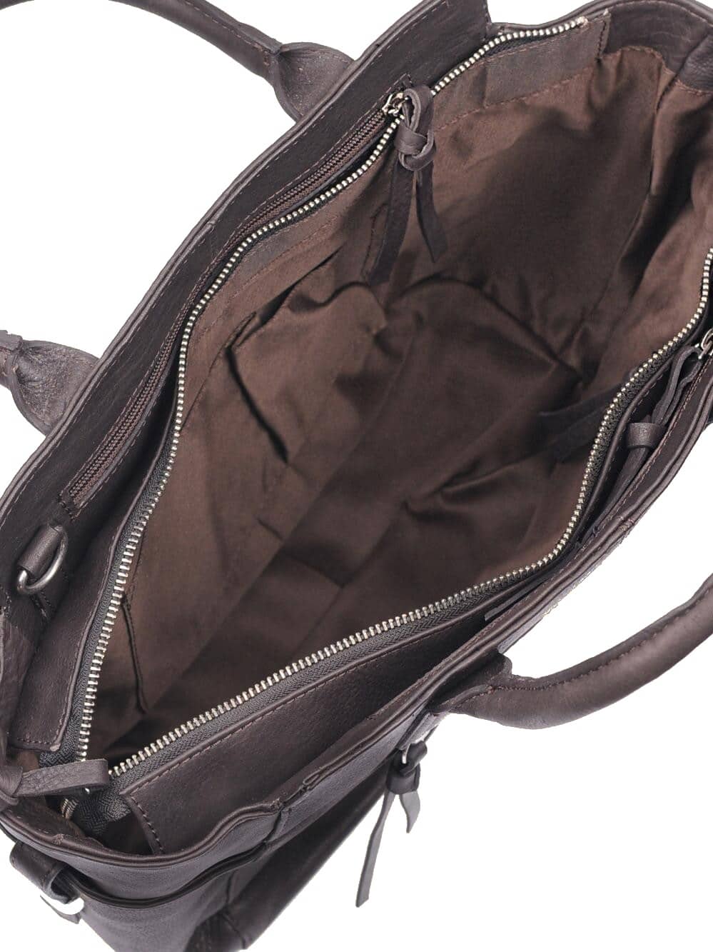 Real Leather slump Strap Bag