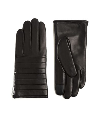 Thierry Zip style leather gloves