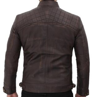 Ruisdael Men's Biker Leather Jacket