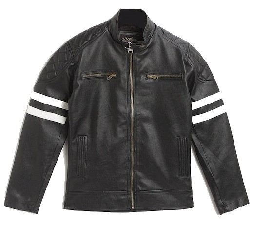 Sarajevo Boy's Quilted Biker Leather jacket