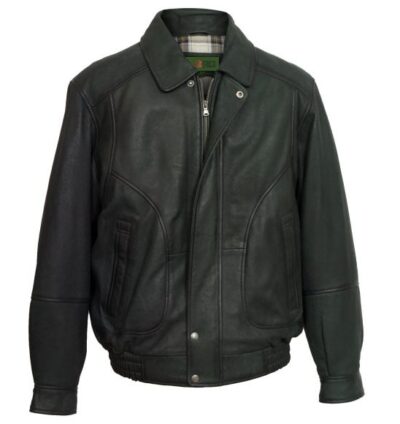 Tallinn Men’s Leather Blouson Jackets