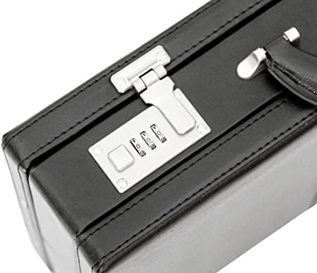 Tassia Pu Leather Attaché Briefcase – Expandable Men’s Attaché Case, Executive Briefcase, Mens Business Briefcase Bag, Business Attaché Case, Laptop Briefcase, Large Briefcase, Teachers Briefcase