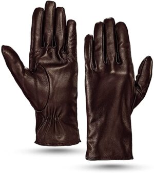 Womens-Winter-Leather-Gloves-Warm-Cashmere-Lined-Touchscreen-Driving-Sheepskin-Gloves