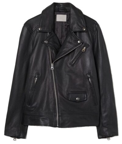 Zverev Men's Biker Leather Jacket