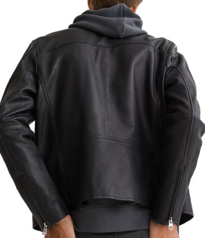 Zverev: Men's Biker Leather Jacket
