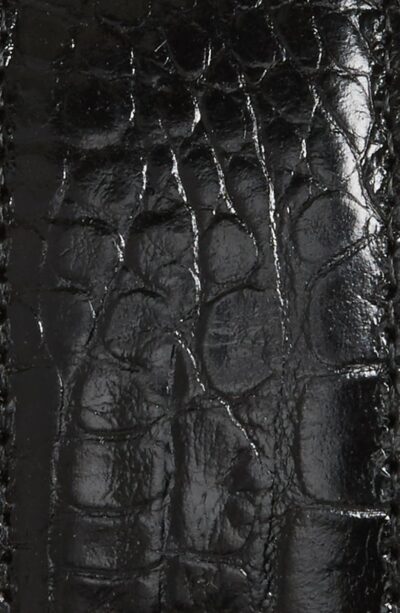 gator embossed Men's leather Belt