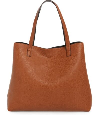 yu nan Women's Reversible Faux Leather Bag