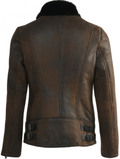 Aimee Women's Biker Sheepskin Leather Jacket