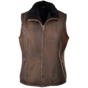 ALYSSA: WOMEN’S LEATHER GILET