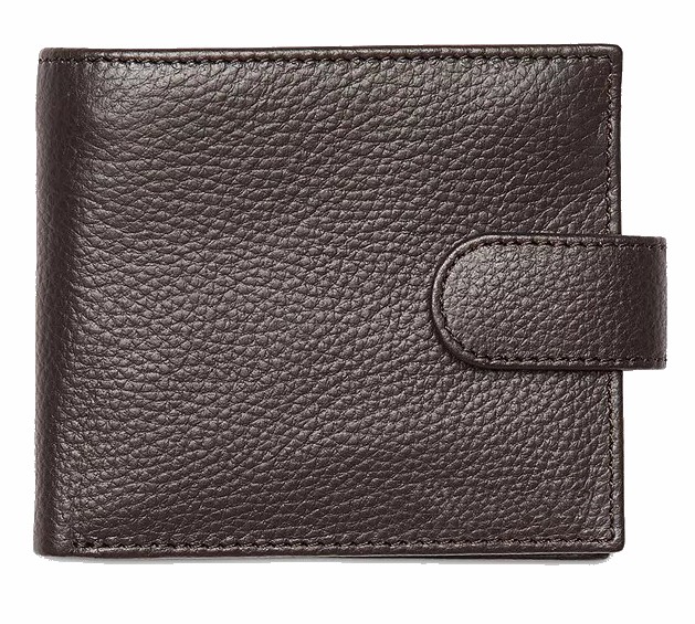 Bermon Men's Textured Leather Wallet
