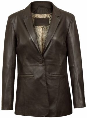 Bohemian: Women's Leather Blazer