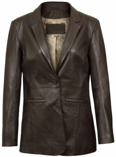 Bohemian: Women's Leather Blazer
