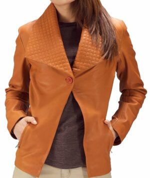 Boynton: Women's Leather Blazer
