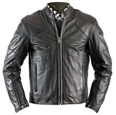 Braison Perforated Leather Jacket