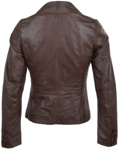 Brisbane Women's Leather Blazer