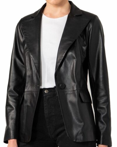 Camila Women's Leather Blazer