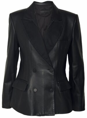 Canberra: Women's Leather Blazer